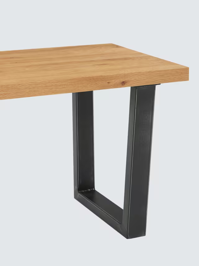 John Lewis Calia 2 Seater Dining Bench Solid Oak