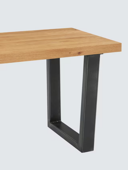 John Lewis Calia 2 Seater Dining Bench Solid Oak