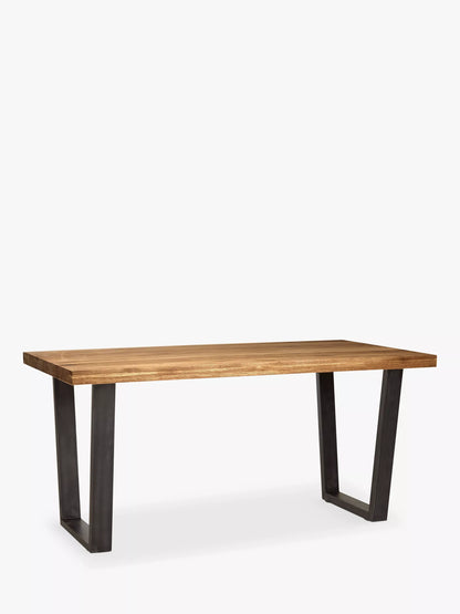 John Lewis Calia 6 Seater Dining Table, Solid Oak