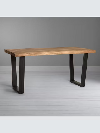 John Lewis Calia 6 Seater Dining Table, Solid Oak