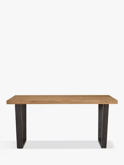 John Lewis Calia 6 Seater Dining Table, Solid Oak