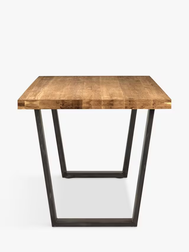 John Lewis Calia 6 Seater Dining Table, Solid Oak