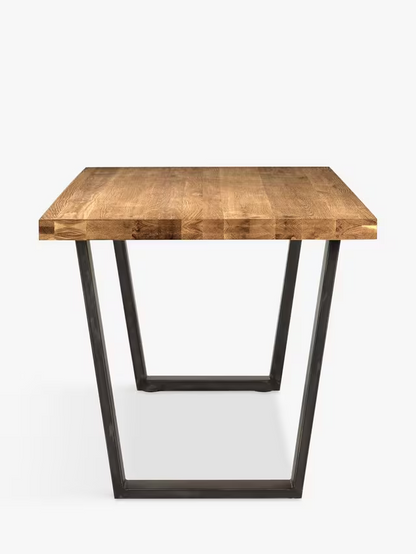 John Lewis Calia 6 Seater Dining Table, Solid Oak