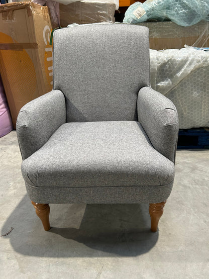John Lewis Sterling Armchair Soft Tweed Grey