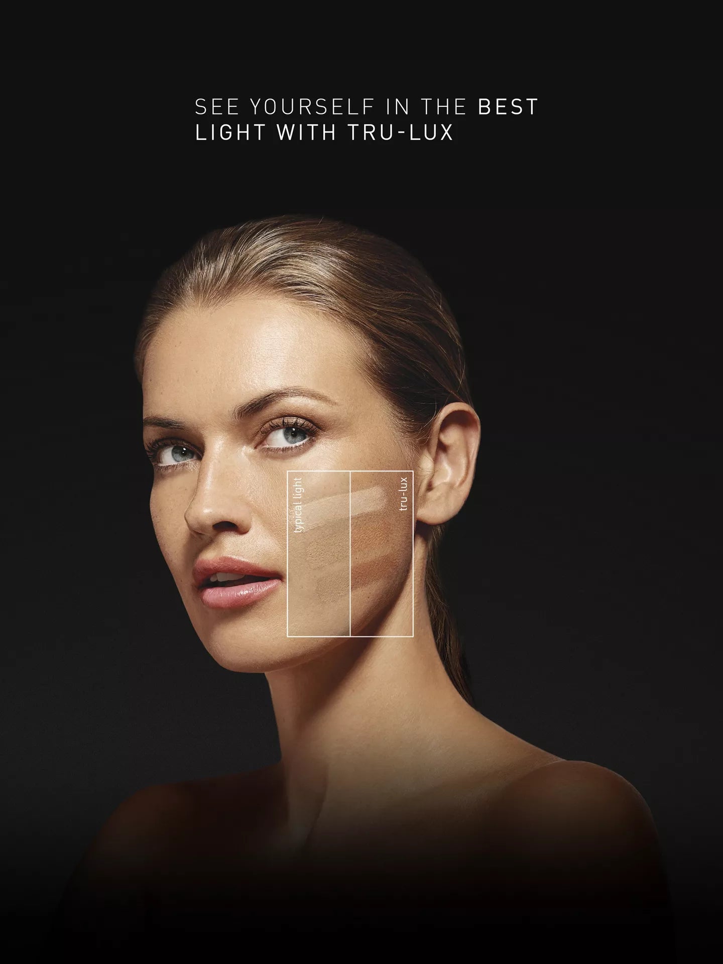 simplehuman Wall Mounted Bathroom Sensor Beauty Mirror, Brushed Stainless Steel