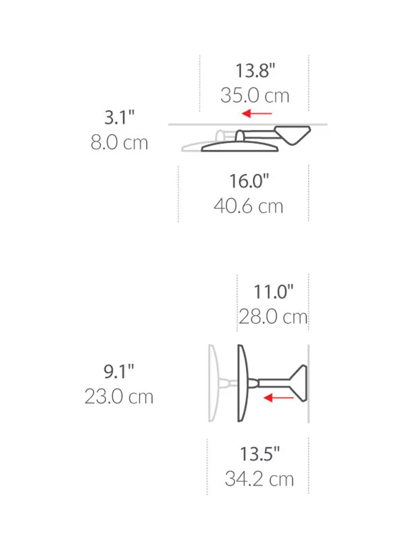 simplehuman Wall Mounted Bathroom Sensor Beauty Mirror, Brushed Stainless Steel