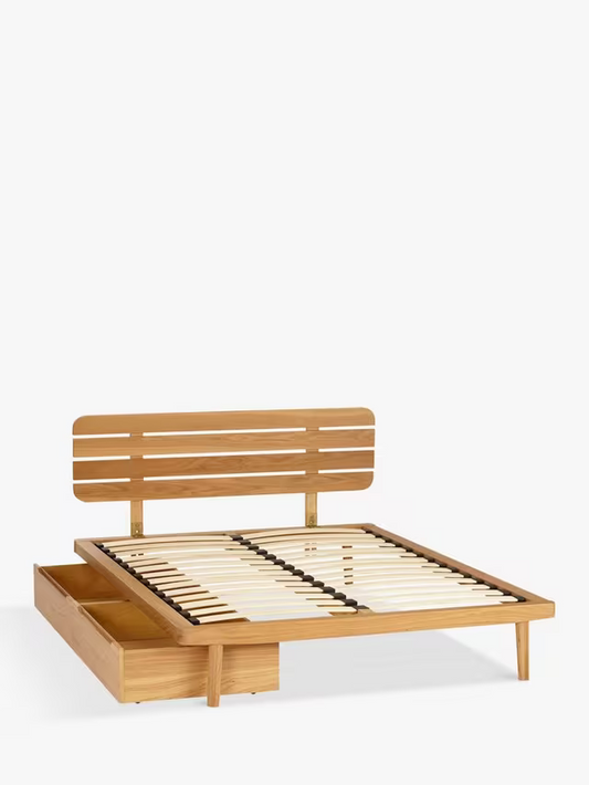 John Lewis Bow Underbed Storage Drawers Set of 2 Natural
