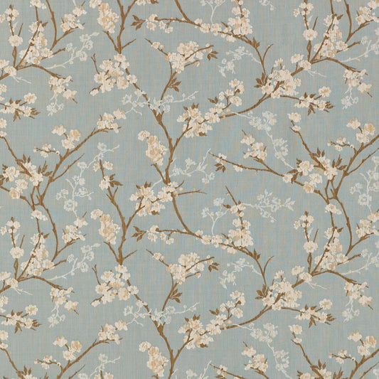 John Lewis Blossom Weave Furnishing Fabric, Duck Egg 27 Meters