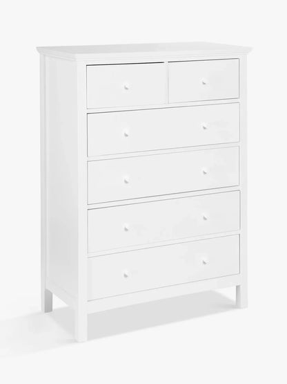 John Lewis Chest of drawers Wilton 6 Drawer Chest White