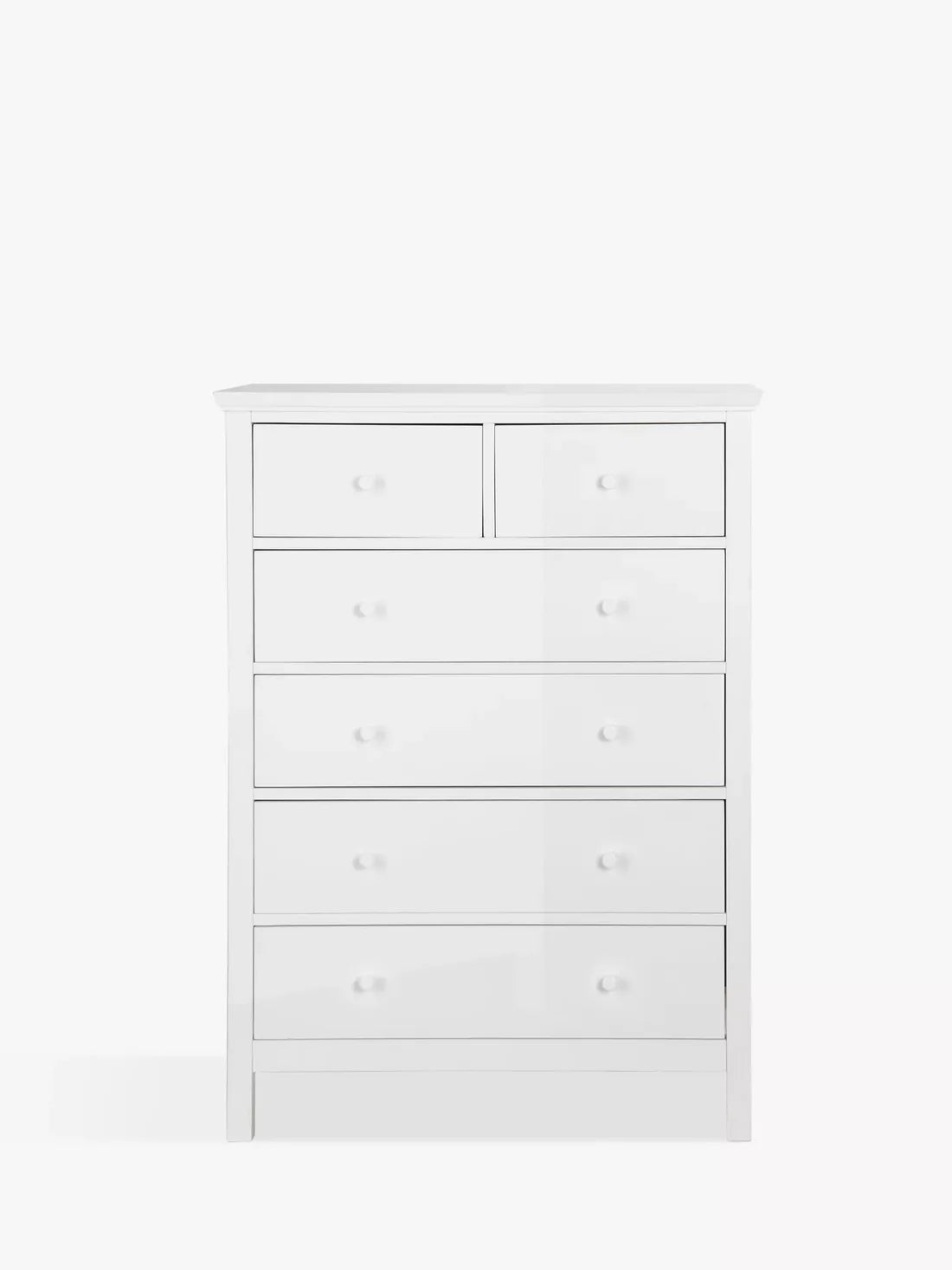 John Lewis Chest of drawers Wilton 6 Drawer Chest White