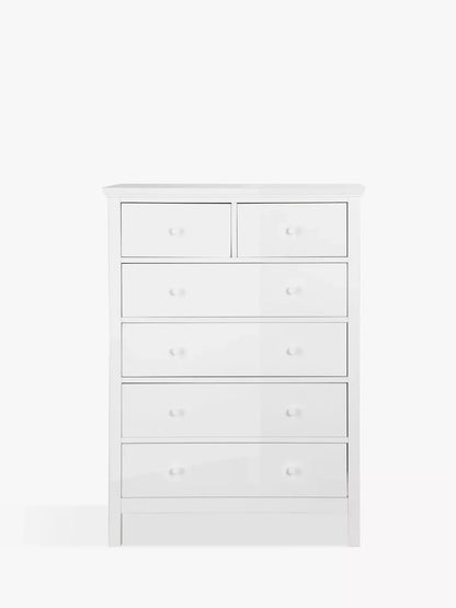 John Lewis Chest of drawers Wilton 6 Drawer Chest White
