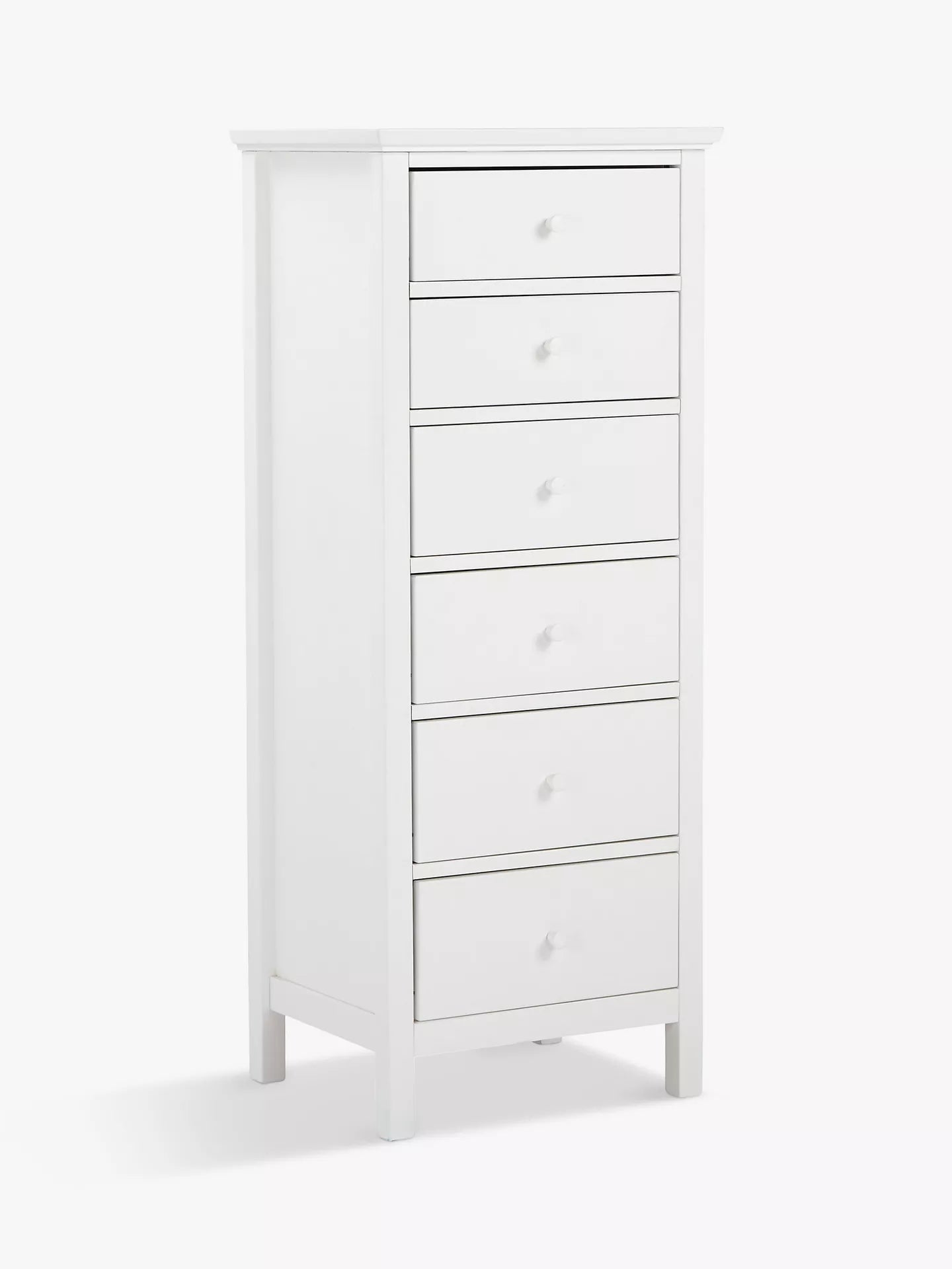 John Lewis ANYDAY John Lewis Wilton 6 Drawer Tallboy Chest White