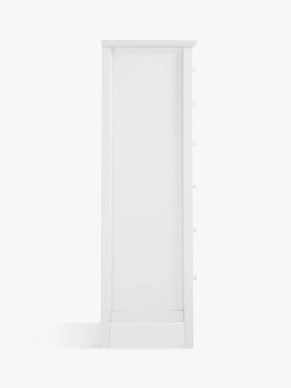 John Lewis Wilton 6 Drawer Tallboy Chest Bedroom Furniture White