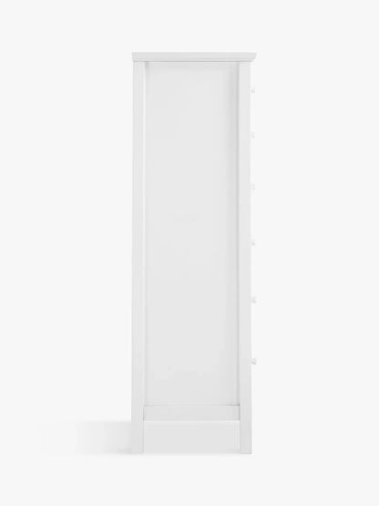 John Lewis Wilton 6 Drawer Tallboy Chest White Bedroom Furniture