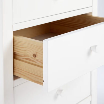 John Lewis Wilton 6 Drawer Tallboy Chest Bedroom Furniture White