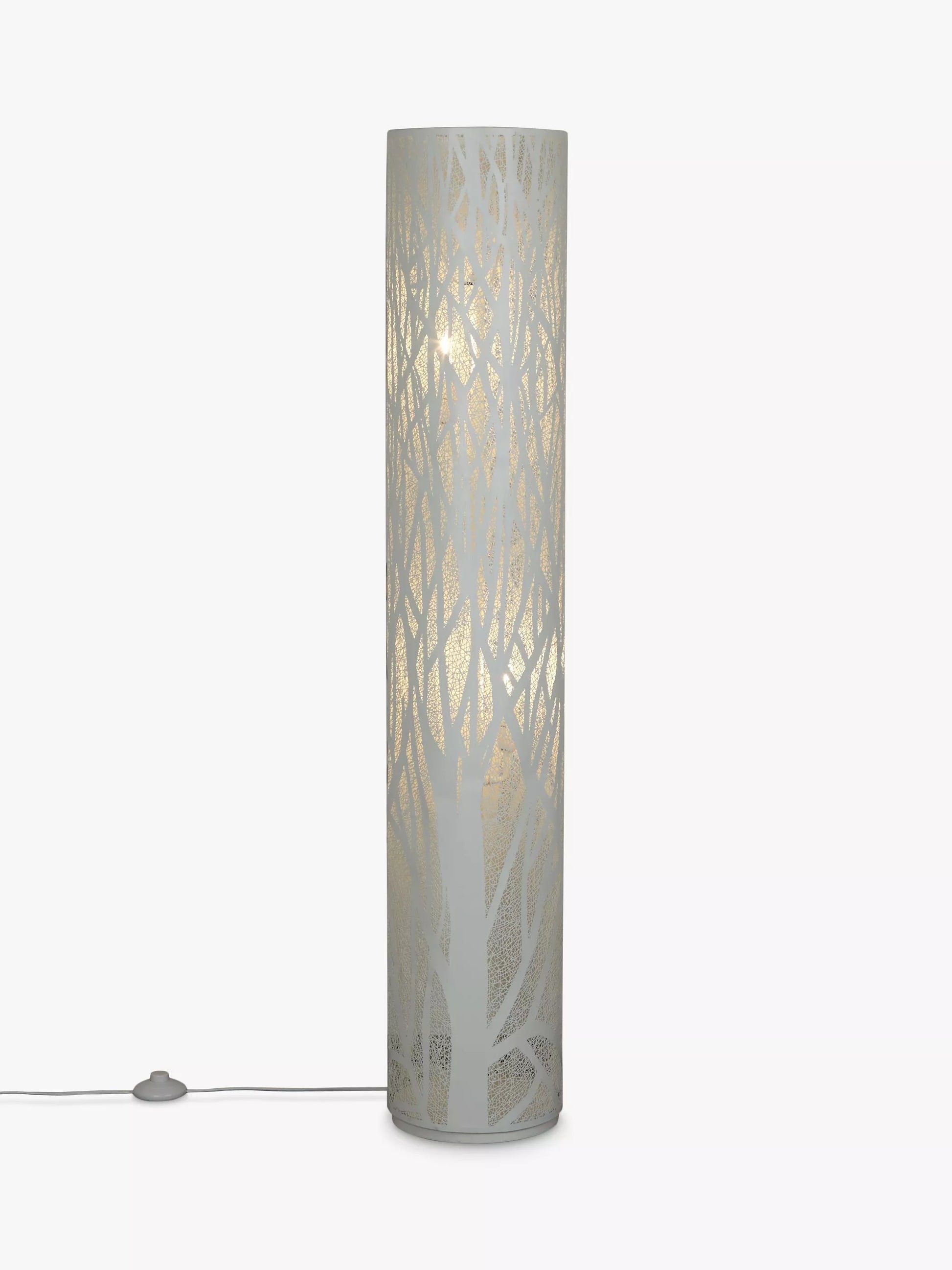 John Lewis Devon Floor Lamp, White