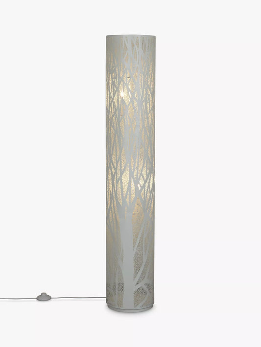John Lewis Devon Floor Lamp, White