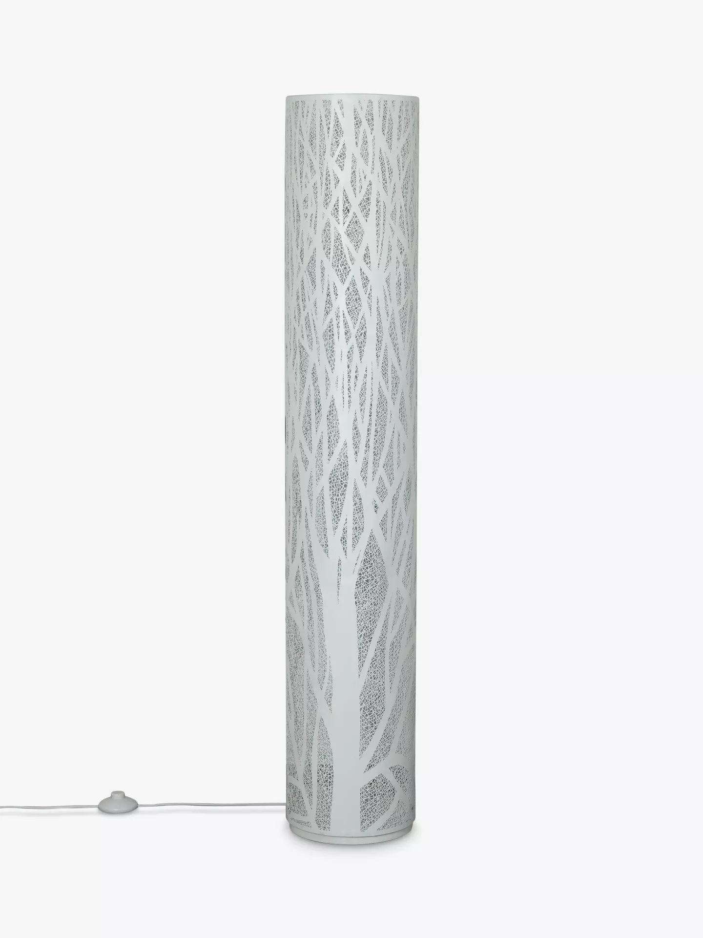 John Lewis Devon Floor Lamp, White