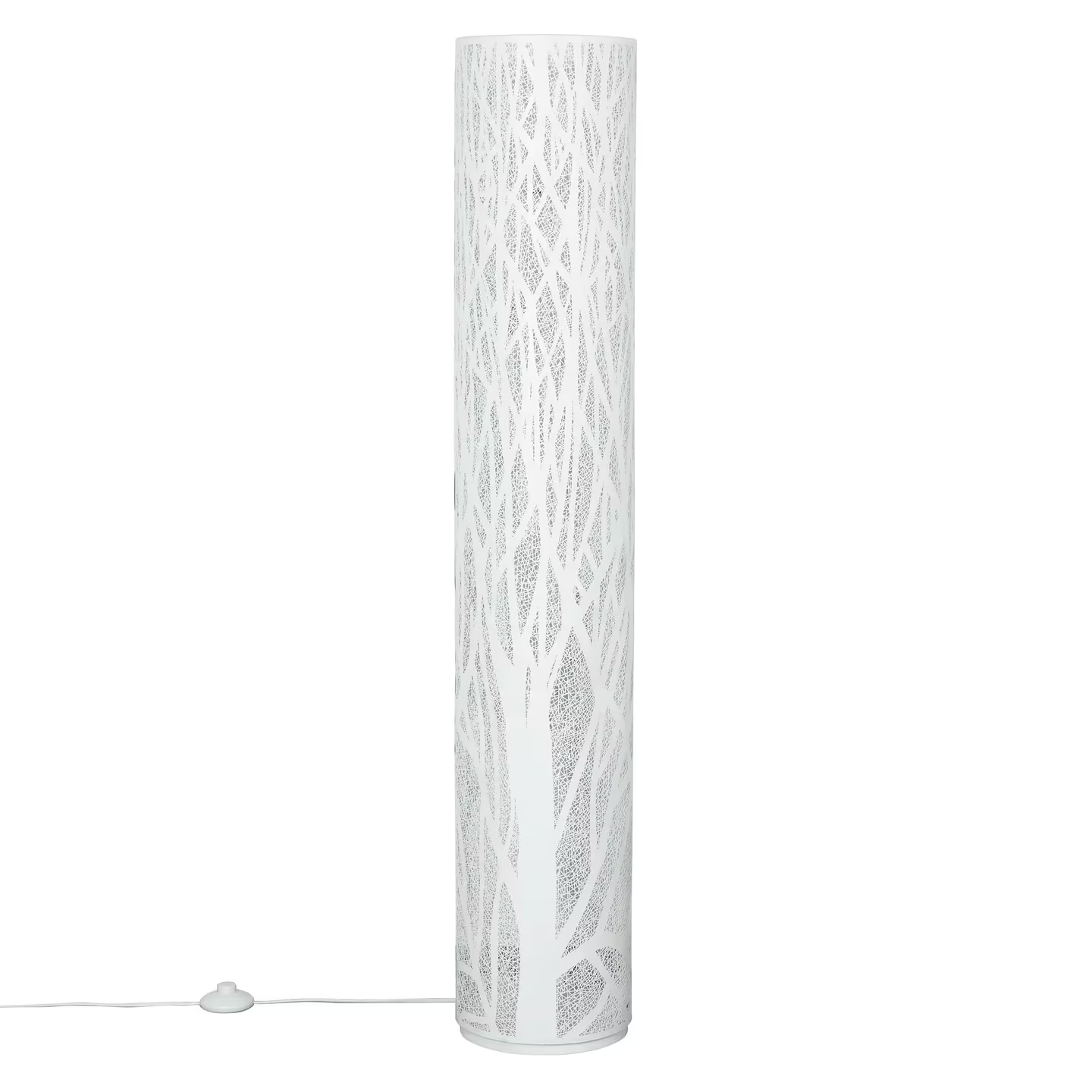 John Lewis Devon Floor Lamp, White