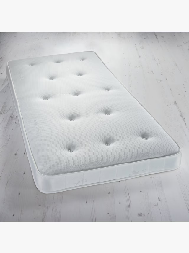 John Lewis 15cm Deep Open Spring Bunk Bed Kids' Mattress Medium Single