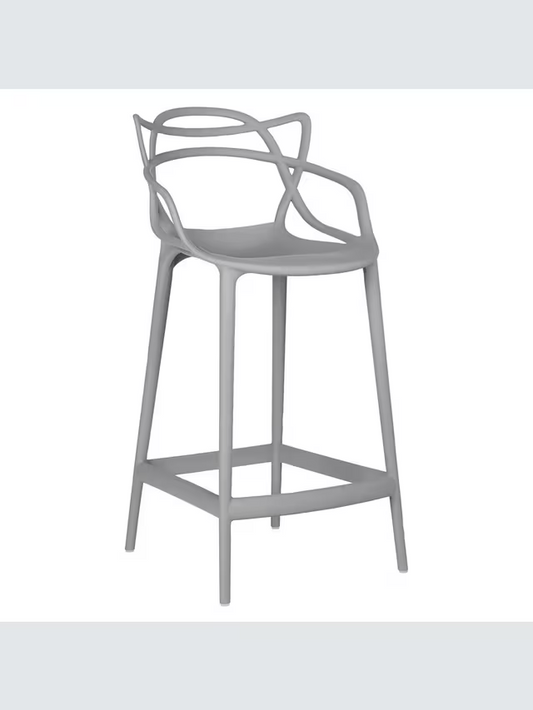 Kartell Philippe Starck for Kartell Masters Bar Stool, Grey