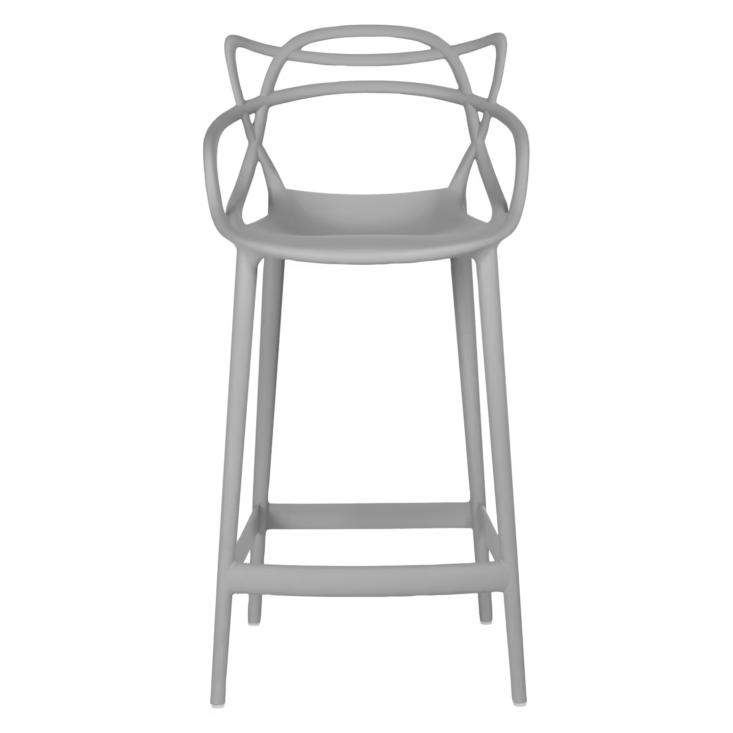Kartell Philippe Starck for Kartell Masters Bar Stool, Grey