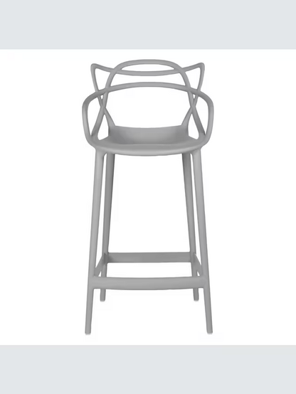 Kartell Philippe Starck for Kartell Masters Bar Stool, Grey