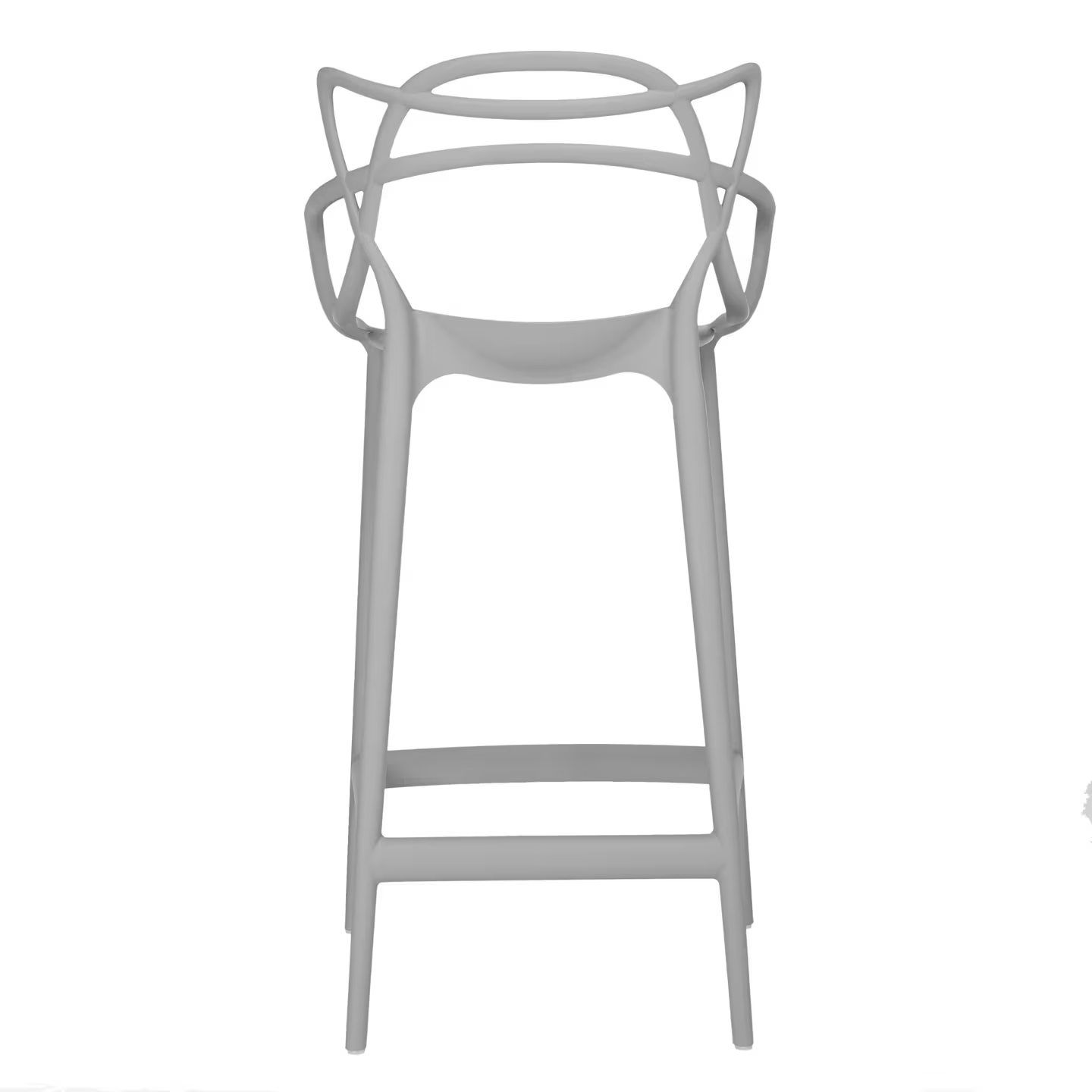 Kartell Philippe Starck for Kartell Masters Bar Stool, Grey