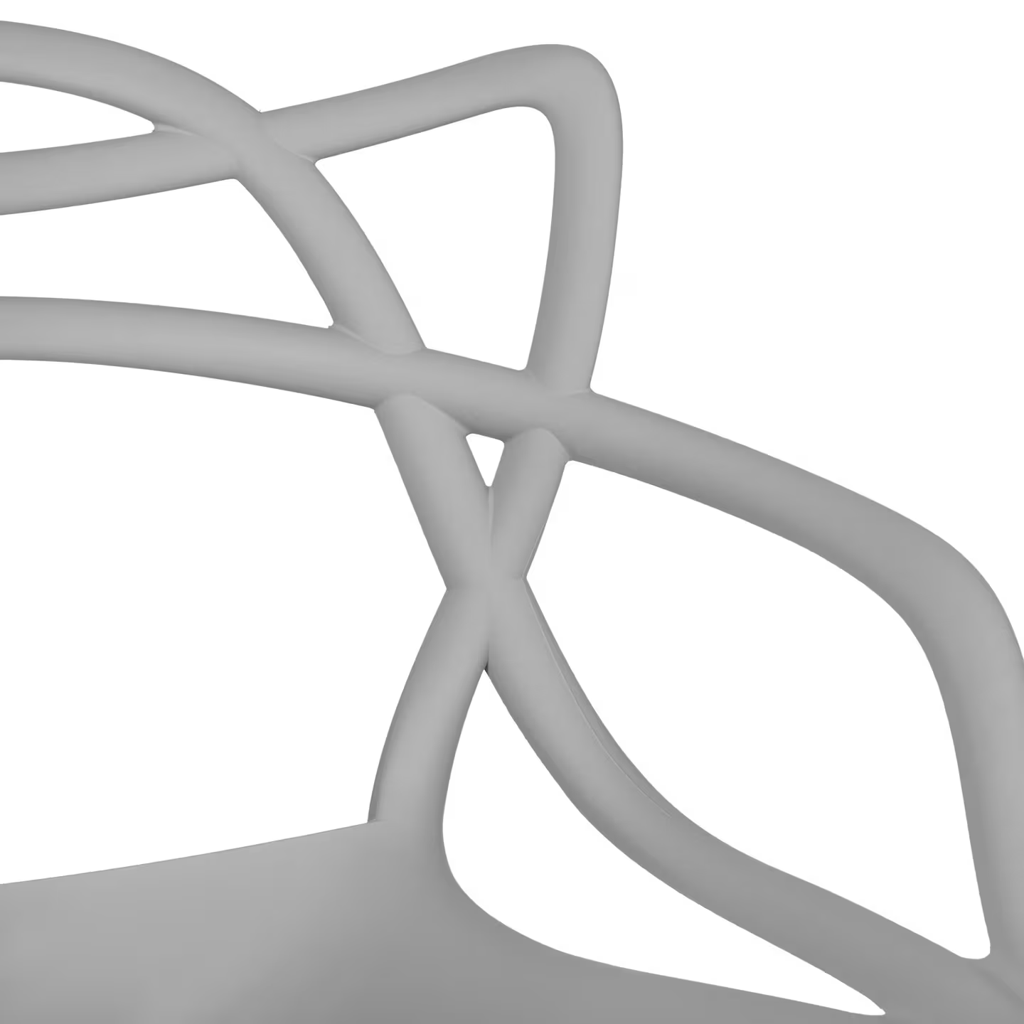 Kartell Philippe Starck for Kartell Masters Bar Stool, Grey