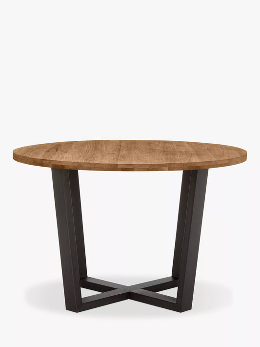Calia Round Dining Table Oak AS03
