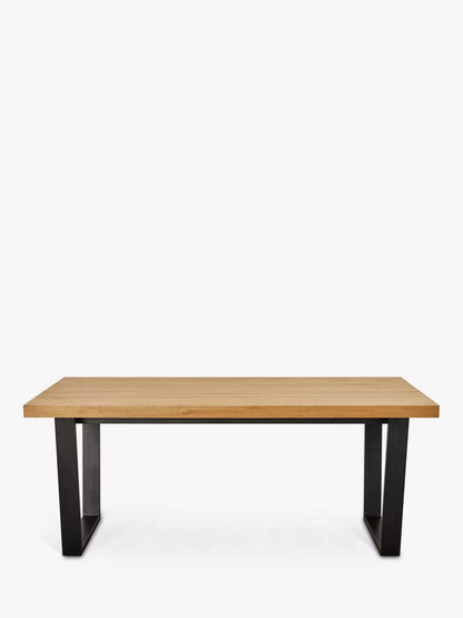 John Lewis Calia 4 Seater Dining Table, Solid Oak