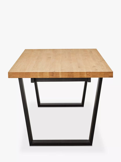 John Lewis Calia 4 Seater Dining Table, Solid Oak