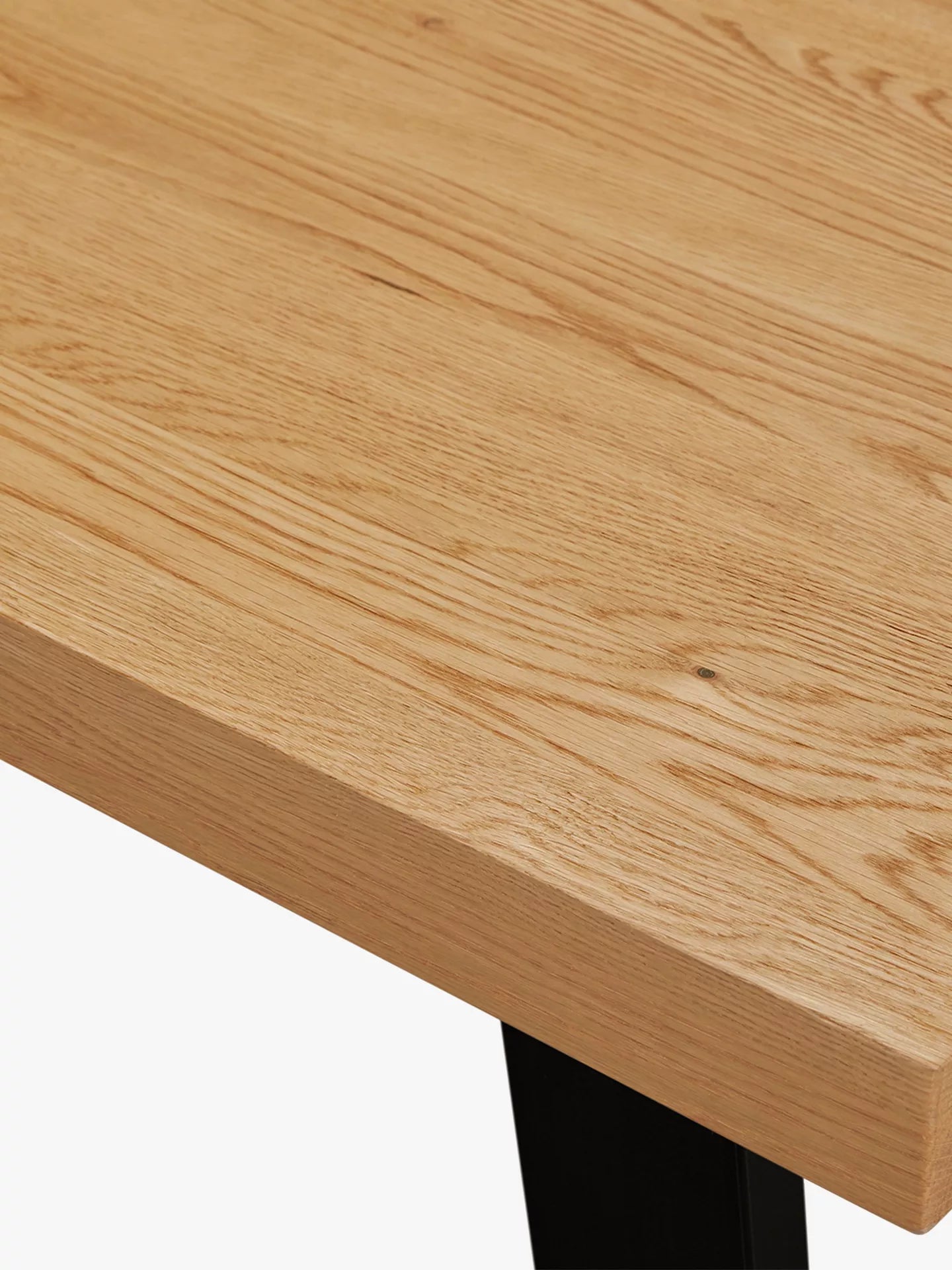 John Lewis Calia 4 Seater Dining Table, Solid Oak