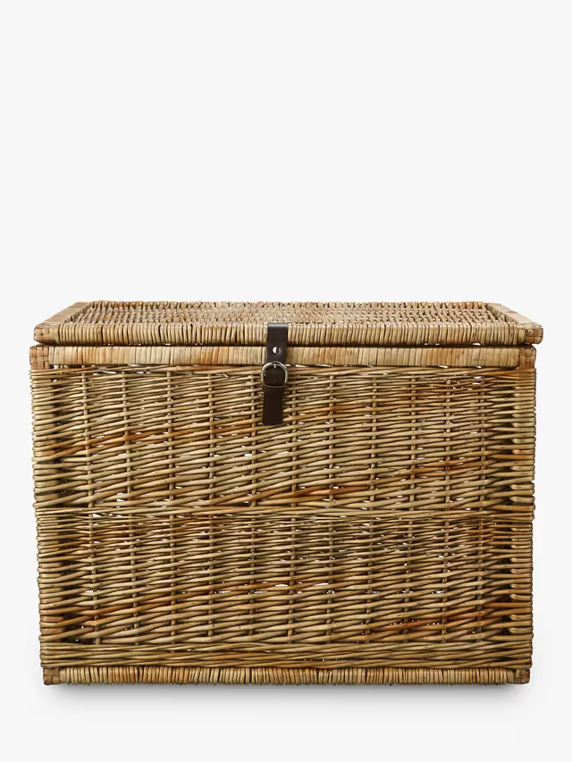 John Lewis Modern Country Woven with Leather Strap, Natural