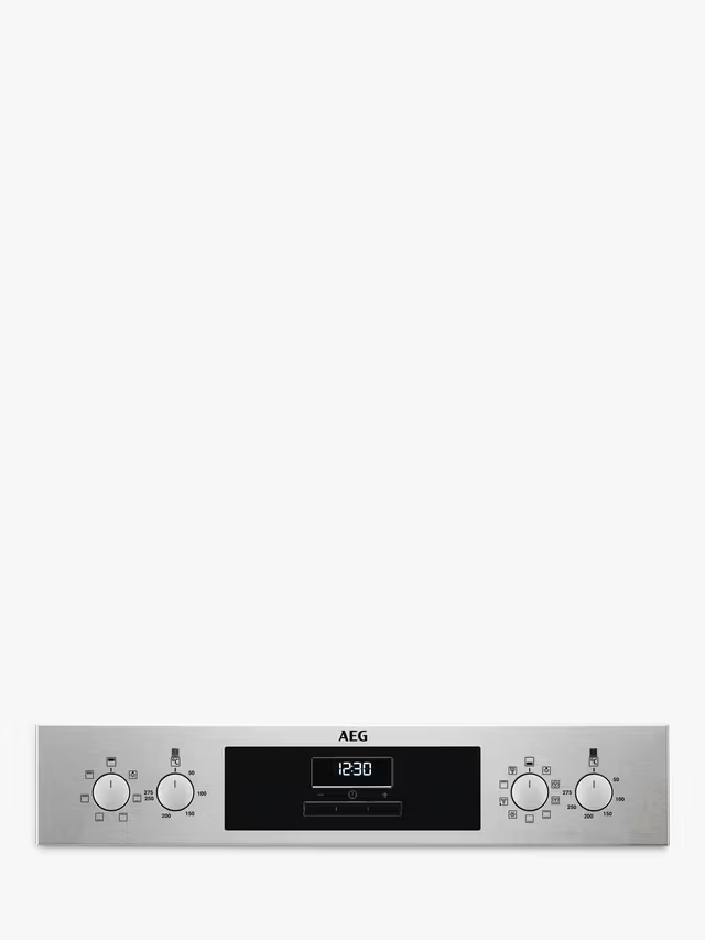 AEG DCB331010M Built In Electric Double Oven, Stainless Steel