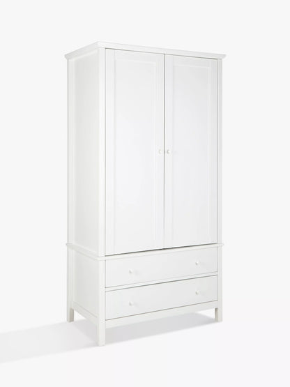 John Lewis Wilton 2 Door Wardrobe, White