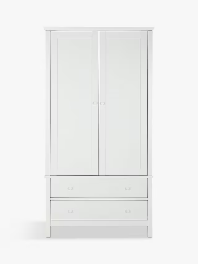 John Lewis Wilton 2 Door Wardrobe, White Bedroom