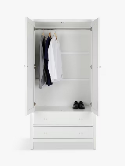 John Lewis Wilton 2 Door Wardrobe White Bedroom