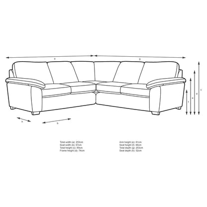 John Lewis Camden 5+ Seater Corner Sofa in Mulberry