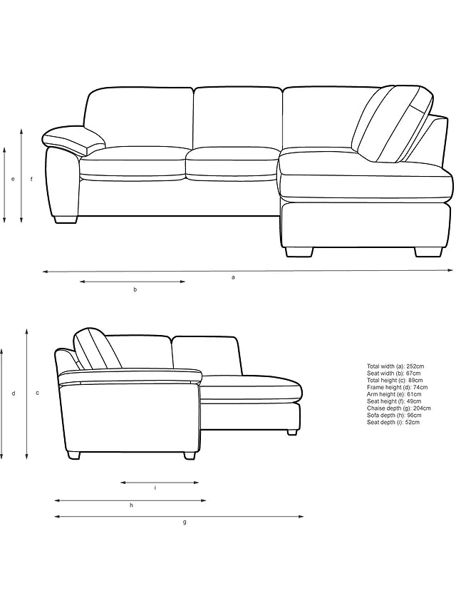 John Lewis Camden 5+ Seater RHF Corner End Chaise