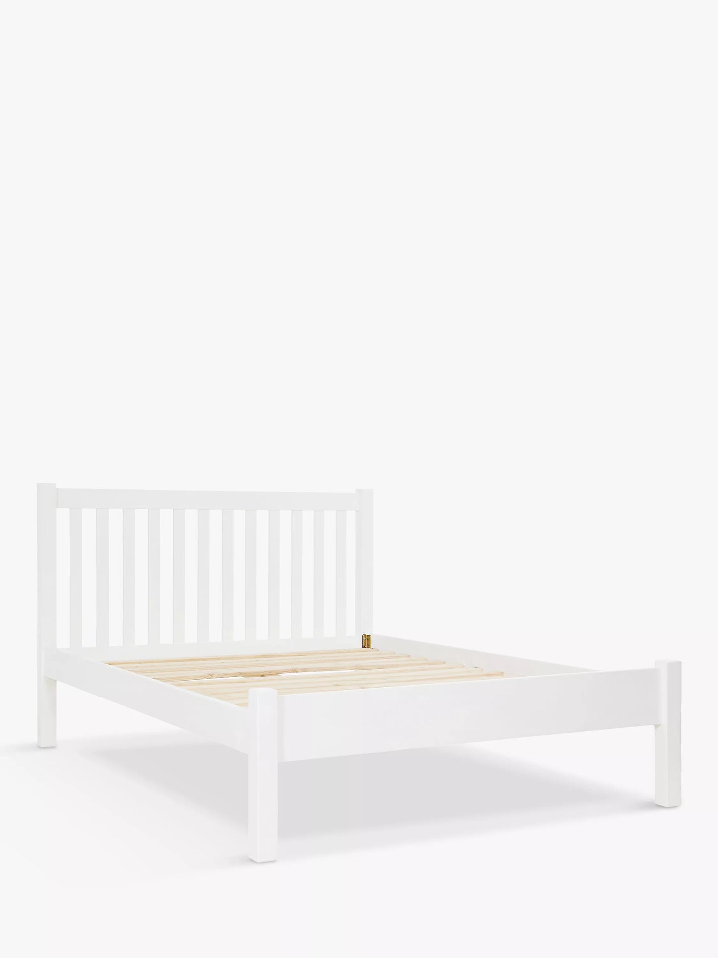 John Lewis Wilton Bed Frame, Double, White
