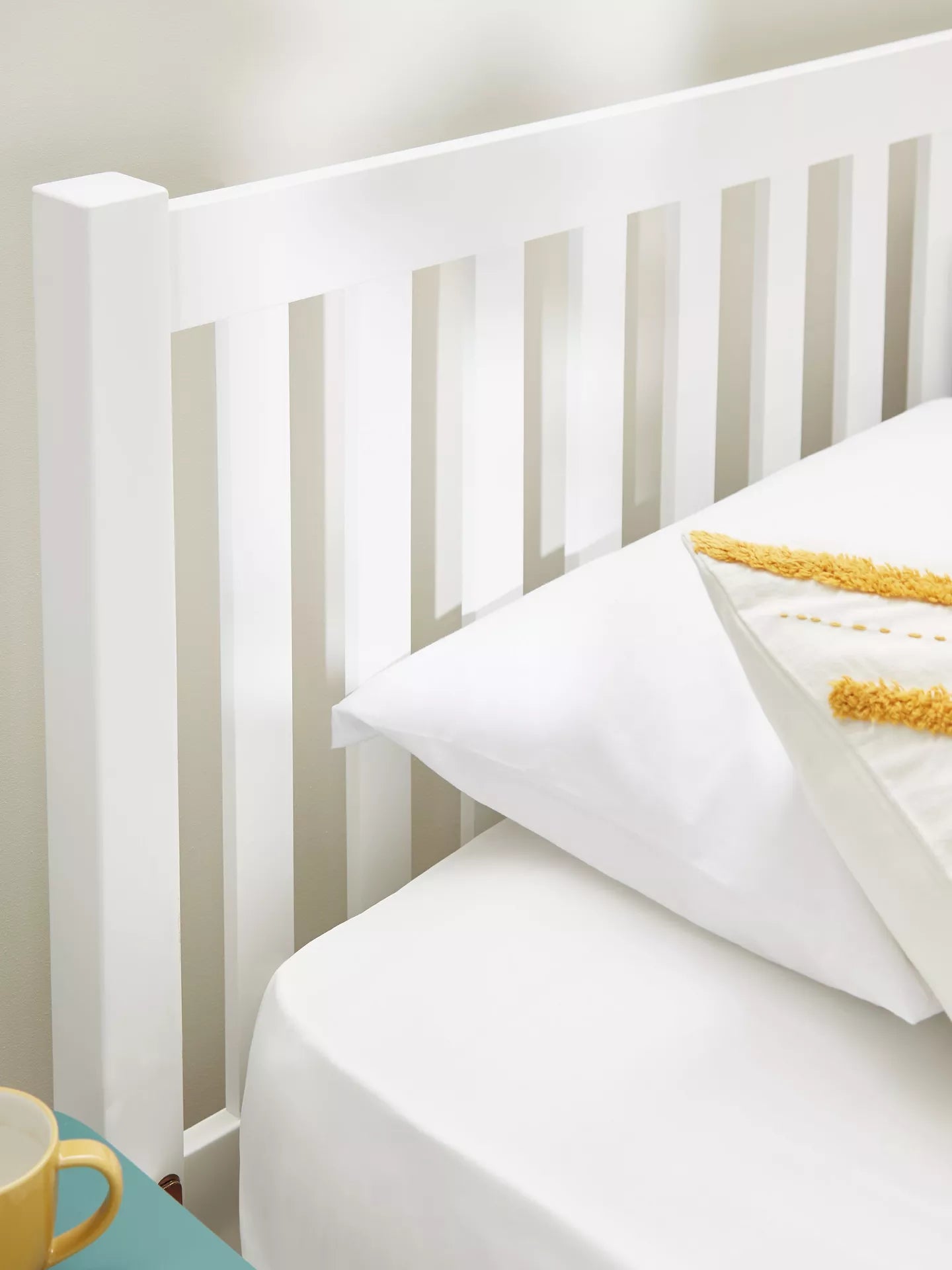 John Lewis Wilton Bed Frame Double White