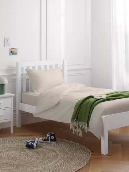 John Lewis Wilton Child Compliant Bed Frame, Single, White