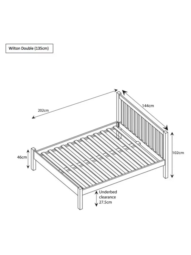 John Lewis ANYDAY Wilton Bed Frame, Double