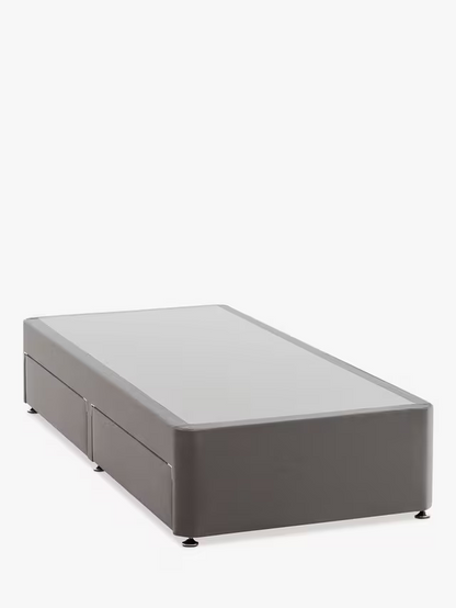 Silentnight Non Sprung 2 Drawer Divan Storage Bed, Single