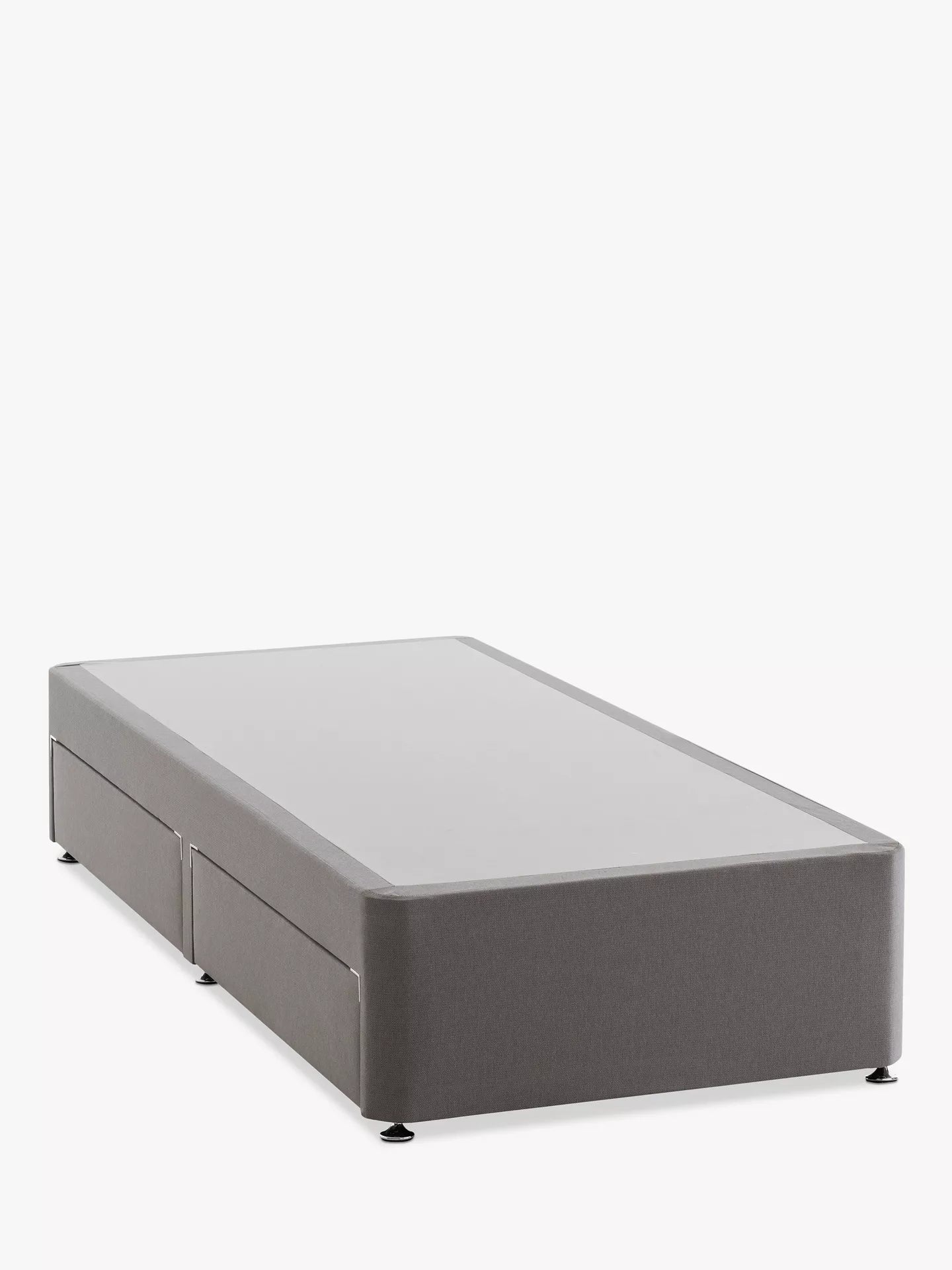 Silentnight Non Sprung 2 Drawer Divan Storage Bed, Single