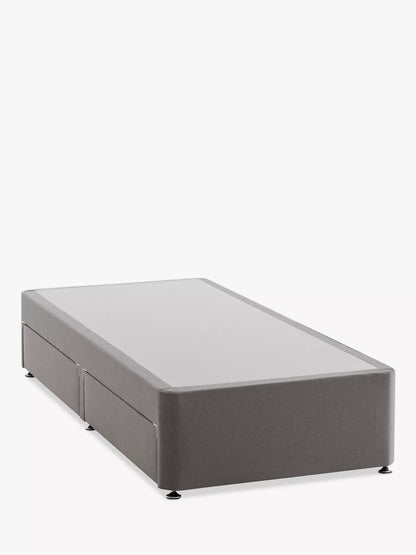 Silentnight Non Sprung 2 Drawer Divan Storage Bed, Single