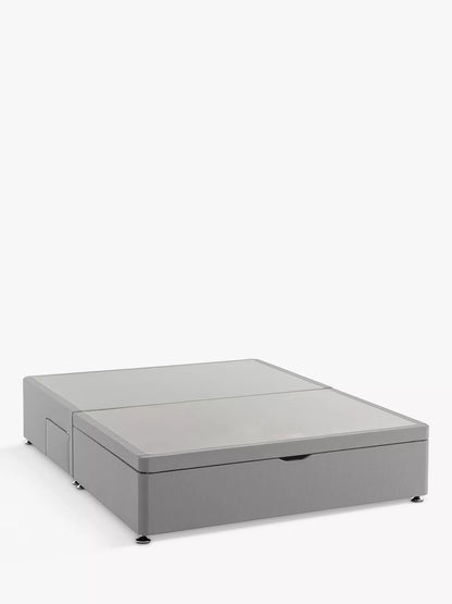 Silentnight 2 Drawer Continental Half Ottoman Divan Storage Bed, Double