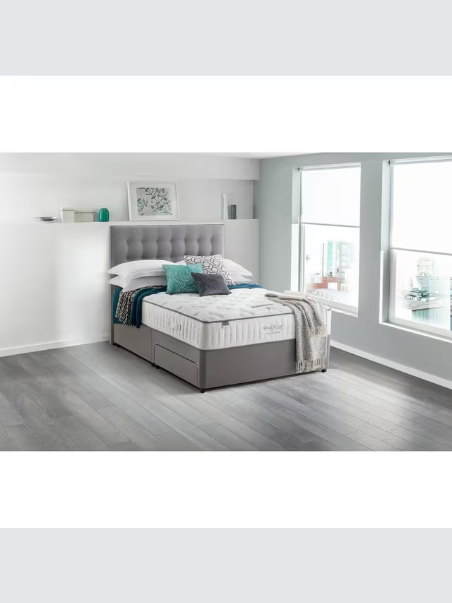 Silentnight Non Sprung 2 Drawer Divan Storage Bed, King Size