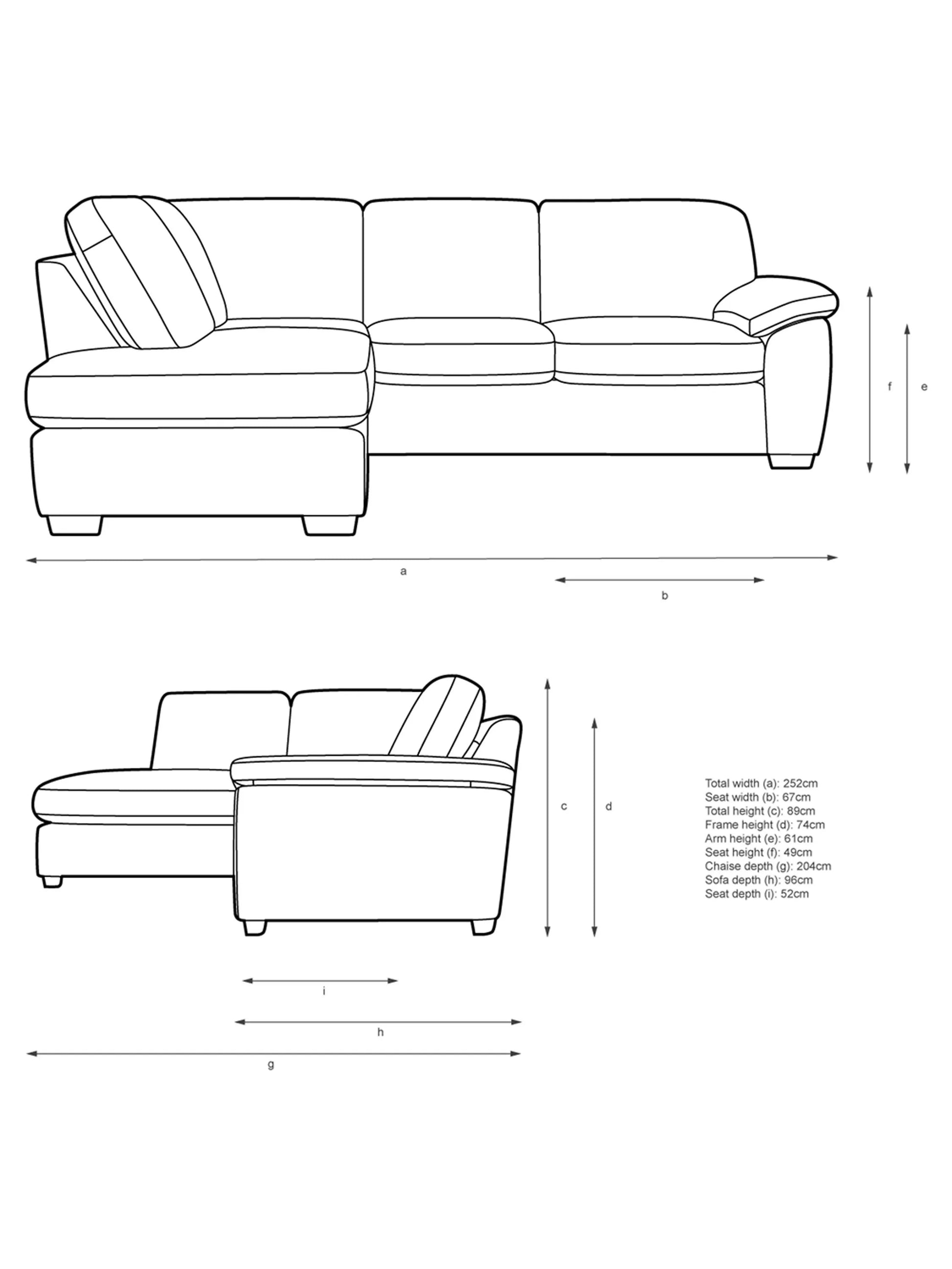 John Lewis Camden 5+ Seater LHF Corner End Chaise In Charm Pale Grey